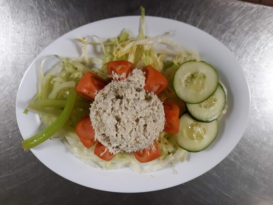 Tuna Salad Stuffed Tomato